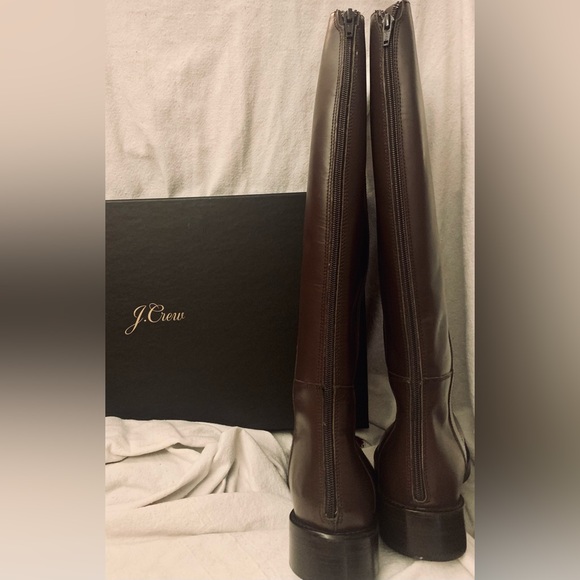 N/A: SOLD 🥺 J. Crew Ganache Brown Berkeley Riding Boots 12M - Picture 3 of 8